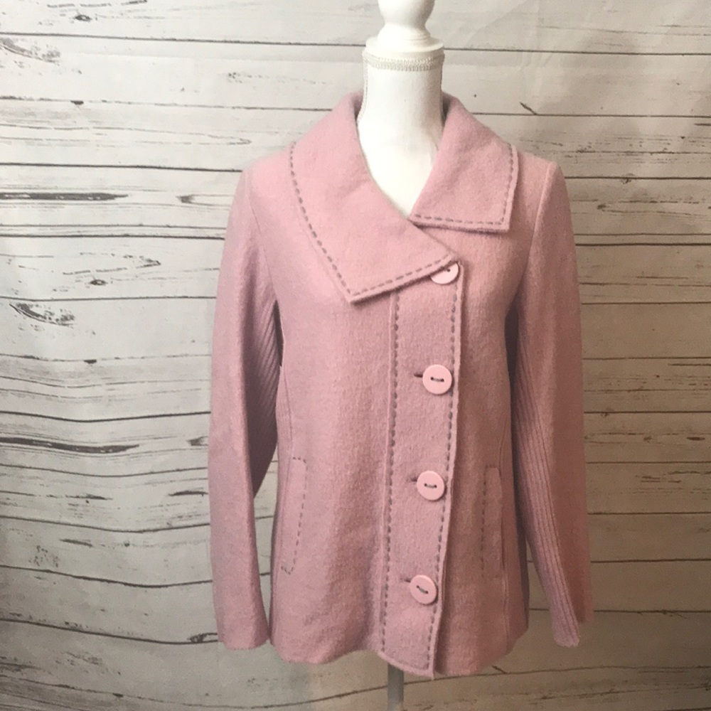 Antonelle sweater jacket in soft pink